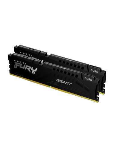 Памет Kingston FURY Beast Black 128GB(2x64GB) DDR5 5600MHz CL40 - AMD EXPO