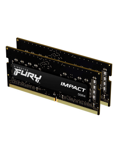 Памет Kingston Fury Impact 32GB(2x16GB) SODIMM DDR4 3200MHz CL20 16Gbit - KF432S20IBK2/32
