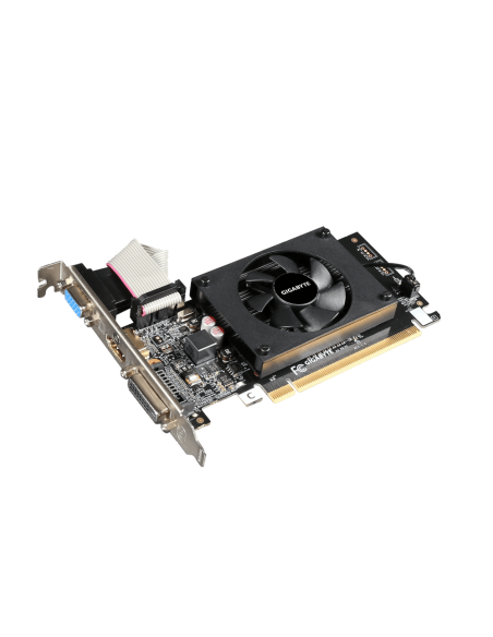 Видео карта GIGABYTE GV-N710D3-2GL, 2GB, GDDR3, 64 bit, DVI-D, D-Sub, HDMI, rev 1.0