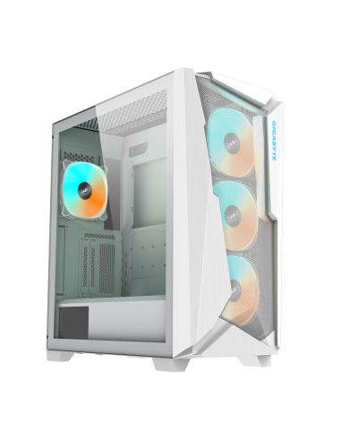 Кутия Gigabyte C301 WHITE V2, TG, Mid-Tower
