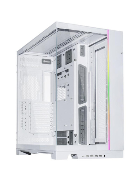 Кутия Lian Li PC-O11 Dynamic EVO XL Full-Tower, Tempered Glass, Бяла