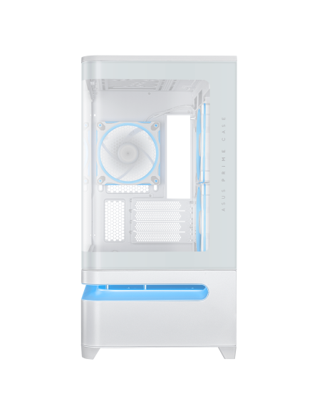 Кутия ASUS Prime AP202 ARGB mATX + 3 ARGB Вентилатора - White