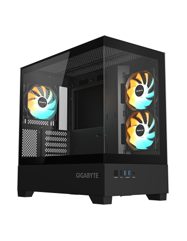 Кутия GIGABYTE C201 PANORAMIC + 3 ARGB Вентилатора