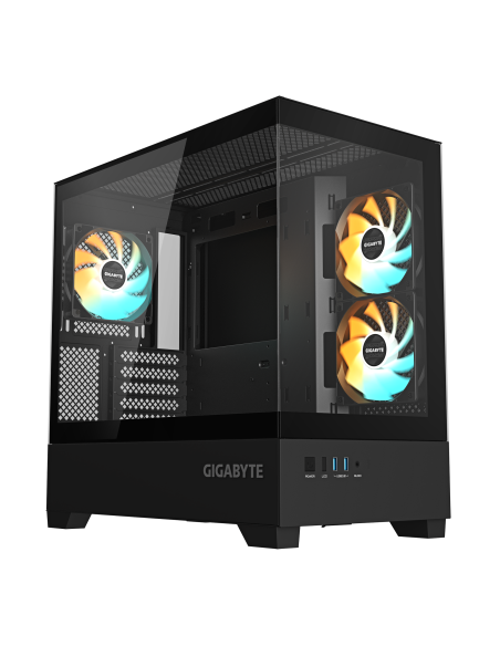 Кутия GIGABYTE C201 PANORAMIC + 3 ARGB Вентилатора