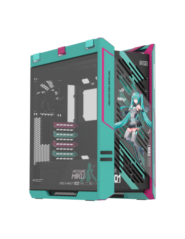 Кутия ASUS ROG Strix Helios II Hatsune Miku Edition E-ATX Mid-Tower