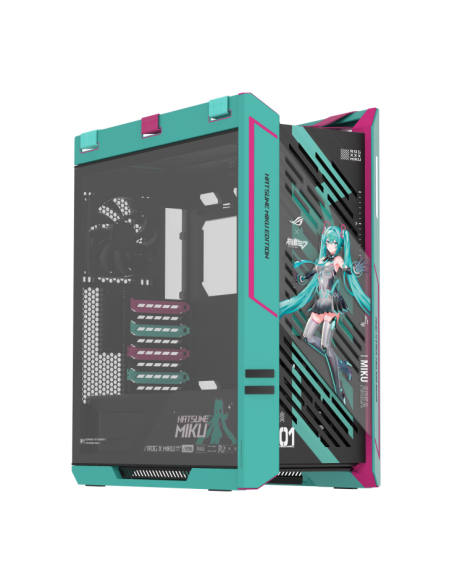 Кутия ASUS ROG Strix Helios II Hatsune Miku Edition E-ATX Mid-Tower