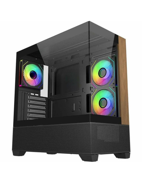 Кутия CoolerMaster Elite 690 Wood - Черна