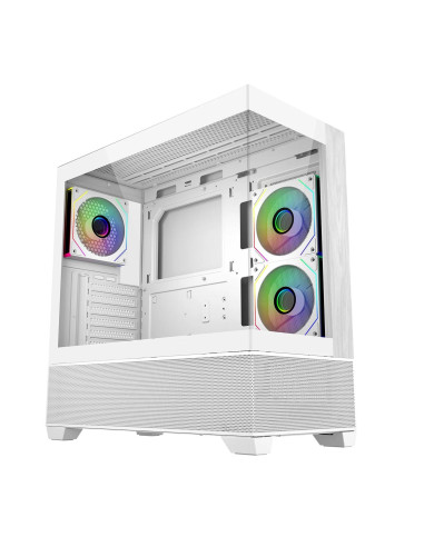 Кутия CoolerMaster Elite 690 Wood - Бял