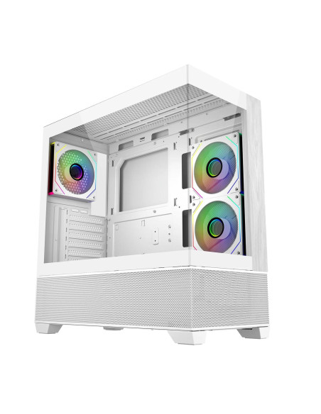Кутия CoolerMaster Elite 690 Wood - Бял