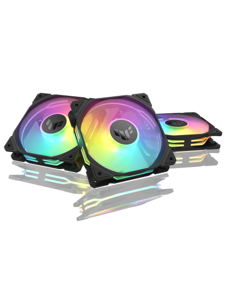 Комплект Вентилатори 3в1 ASUS TUF GAMING TR120 ARGB Reverse Black