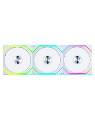 Вентилатори 3бр Lian Li UNI FAN SL Wireless ARGB PWM - 120 mm Бели + Контролер