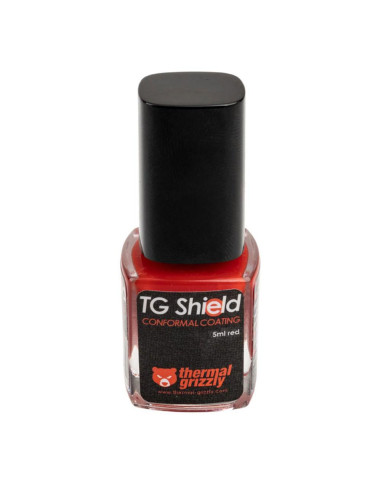 Защитен лак Thermal Grizzly Shield, 5ml, Червен