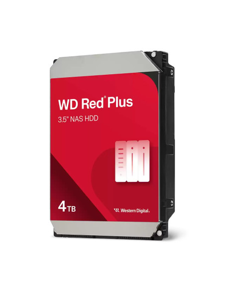 Хард диск WD Red Plus, 4TB NAS, 3.5", 128MB, 5400RPM