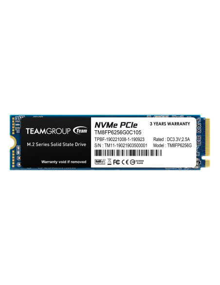 SSD Team Group MP33, M.2 2280 256GB PCI-e 3.0 x4 NVMe