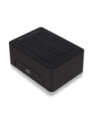 ACT Докинг стейшън AC1504, USB 3.1 Gen1 за 3.5"/2.5" HDD/SSD черен