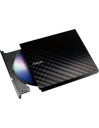 Външно USB DVD записващо устройство ASUS SDRW-08D2S-U LITE, USB 2.0, черно