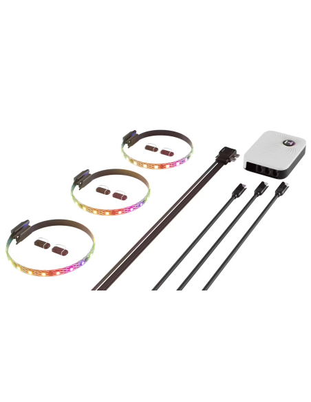 Комплект 3бр ARGB LED Ленти HYTE LS10 - 330 mm + NP50