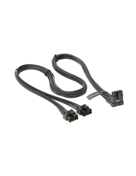 Кабел Seasonic 90° 12VHPWR 600W 16-Pin към 2x8 Pin за Seasonic захранвания