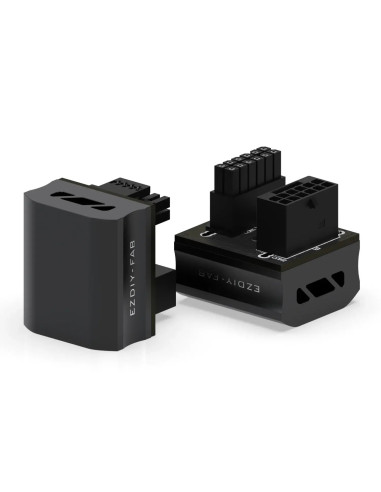 EZDIY-FAB адаптер за видеокарта 12VHPWR 600W - STD 180° Black