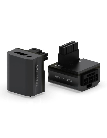 EZDIY-FAB адаптер за видеокарта 12VHPWR 600W - RVS 90° Black
