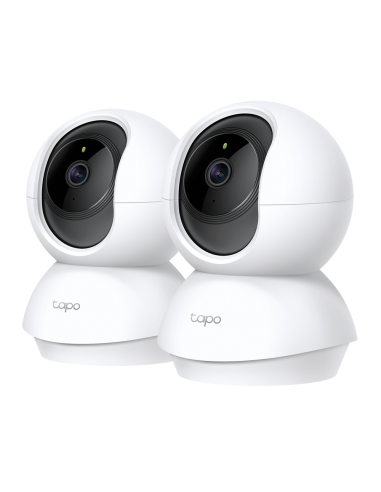 Домашна охранителна WiFi камера TP-Link Tapo C200P2, Pan/Tilt - 2 Броя