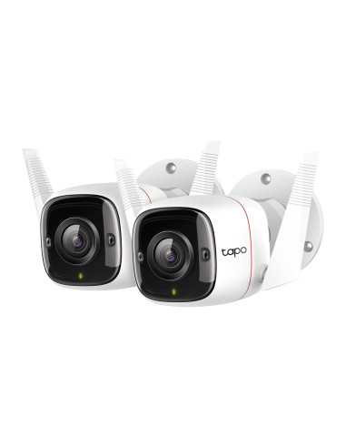 Външна охранителна WiFi камера TP-Link Tapo C310P2, 3MP - комплект от 2 броя