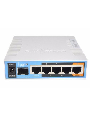 Безжичен Access Point MikroTik hAP AC RB962UiGS-5HacT2HnT, 5x 10/100/1000, USB 2.0