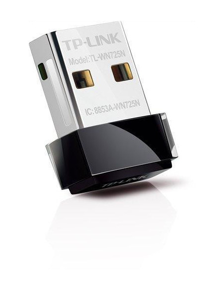 Нано адаптер TP LINK TL-WN725N, USB, Realtek, 2.4Ghz, 802.11n/g/b