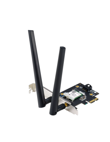 Безжичен адаптер ASUS PCE-BE6500 WiFi 7 PCI-e две външни антени и Bluetooth 5.4