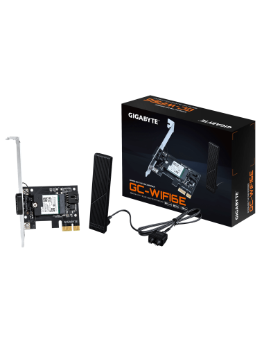 Безжична карта GIGABYTE GC-WIFI6E MediaTek MT7902 WIFI 6Е 2x2 802.11ax, Bluetooth 5.2