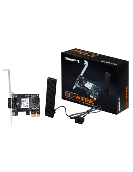 Безжична карта GIGABYTE GC-WIFI6E MediaTek MT7902 WIFI 6Е 2x2 802.11ax, Bluetooth 5.2