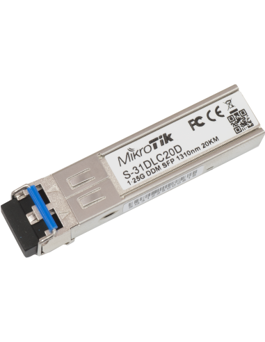 SFP модул Mikrotik S-31DLC20D, 1.25G, 20km