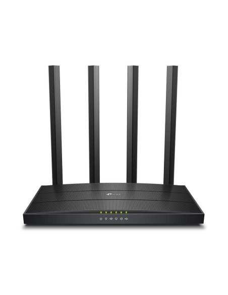 Безжичен рутер TP-Link Archer C6U AC1200, 2.4/5 GHz, 300 - 867Mbps, 10/100/1000