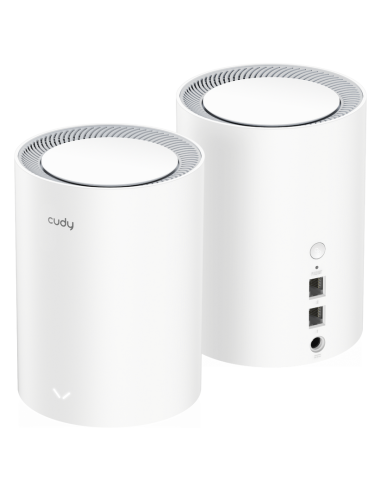 Безжична MESH система Cudy M3000, 2 броя, AX3000 Dual Band, 2.4/5 GHz, 574 - 2402 Mbps