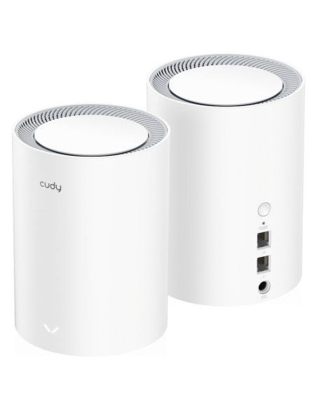 Безжична MESH система Cudy M3000, 2 броя, AX3000 Dual Band, 2.4/5 GHz, 574 - 2402 Mbps