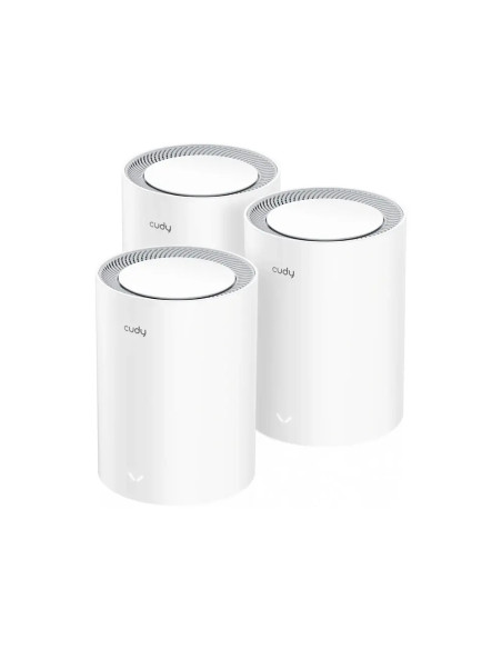 Безжична MESH система Cudy M3000, 3 броя, AX3000 Dual Band, 2.4/5 GHz, 574 - 2402 Mbps