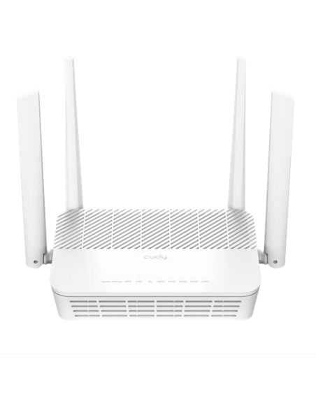 Безжичен рутер Cudy WR3000P 2.5G,AX3000, Mesh Poe Рутер, 4 x 10/100/1000Mbps Ports, 4 x 5dBi fixed антена
