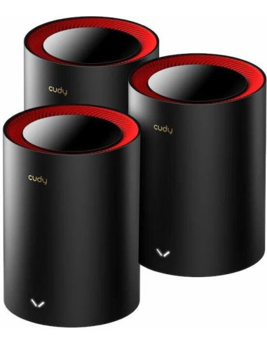 Безжична MESH система Cudy M3000, 3 броя, AX3000 Dual Band, 2.4/5 GHz, 574 - 2402 Mbps