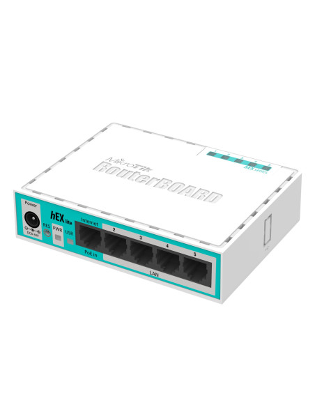 Рутер MiKrotik RB750R2, 10/100 Mbps, PoE, 64 MB, CPU 850MHz, Бял