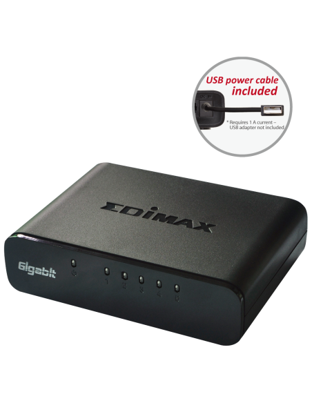 Суич EDIMAX ES-5500G V3, 5 портов, Gigabit