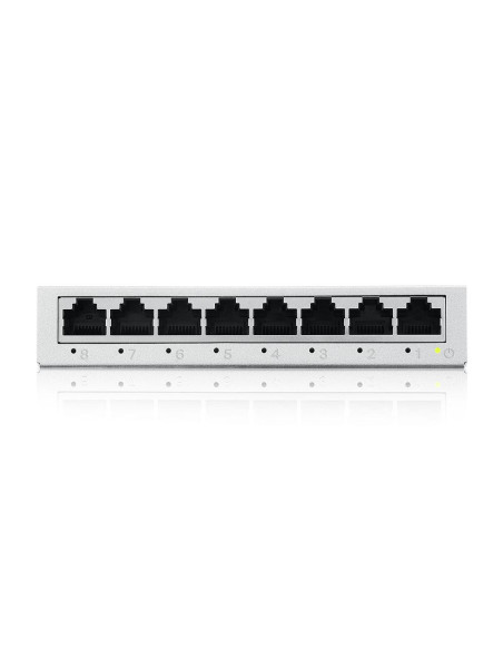 Суич ZYXEL GS-108B v5, 8 портов, Gigabit, метален корпус