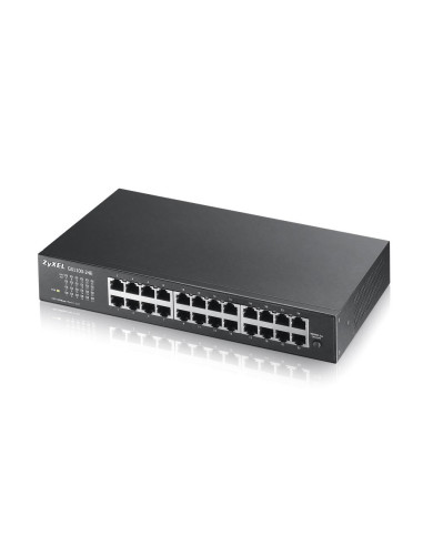 Суич ZYXEL GS1100-24E, 24 портов, Gigabit, за монтаж в шкаф