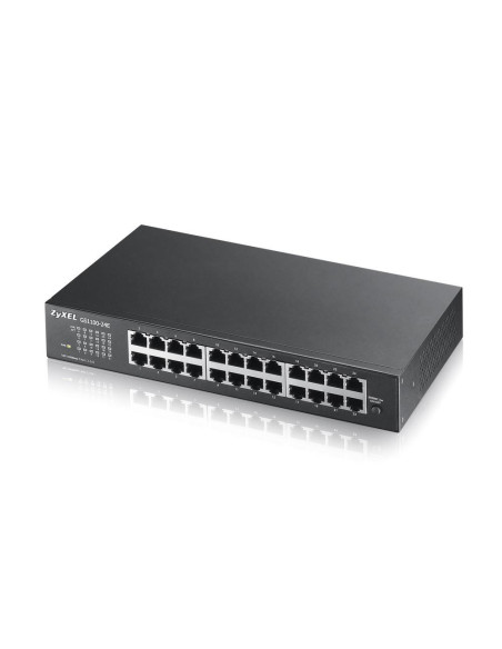 Суич ZYXEL GS1100-24E, 24 портов, Gigabit, за монтаж в шкаф