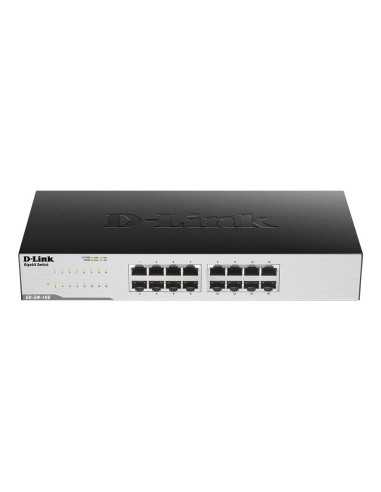 Суич D-Link GO-SW-16G/E, 16 портов, Gigabit