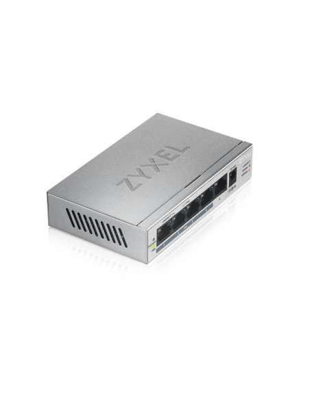 Суич ZyXEL GS1005-HP, 5-портов гигабитов неуправляем PoE+, 60W