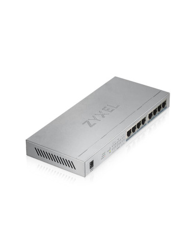 Суич ZyXEL GS1008-HP, 8-портов гигабитов неуправляем PoE+, 60W