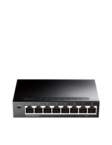Суич Cudy GS108, 8 портов, 10/100/1000, Auto-MDI/MDIX, Метален корпус