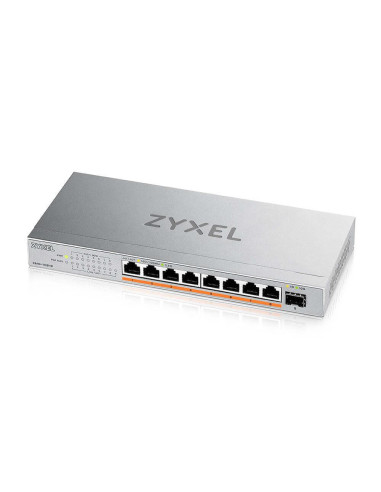 Суич ZyXEL XMG-108HP 8 портов 2,5Gb + 1xSFP+, 100W PoE++, неуправляем