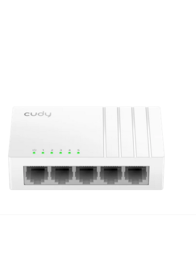 Суич Cudy GS105U, 5 портов, 10/100/1000, Auto-MDI/MDIX, USB-C Port