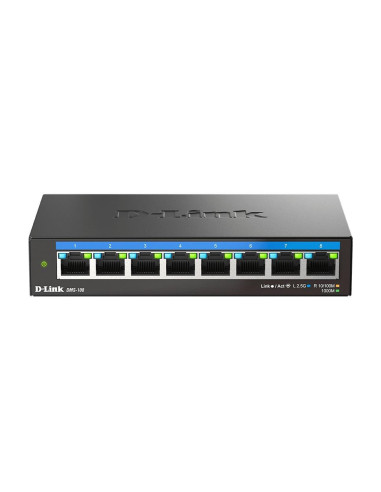 Суич D-Link DMS-108/E, 8 портов 2.5G Multi-Gigabit
